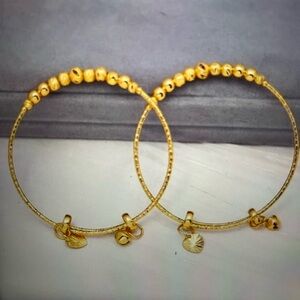 Elegant Gold Beaded Bracelets